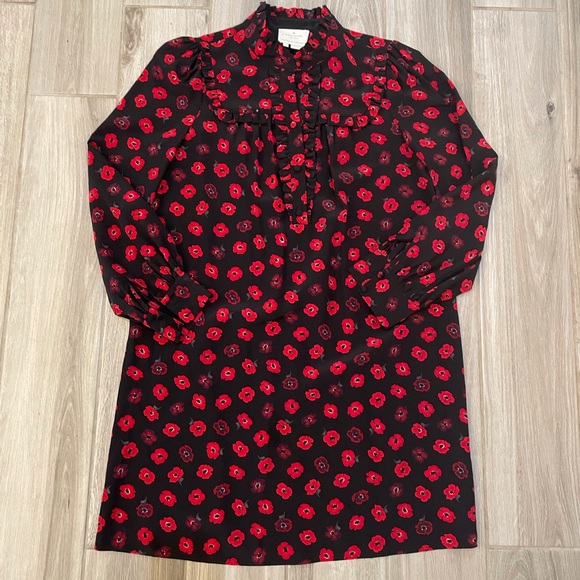 EUC kate spade poppy shirt dress - Picture 4 of 8